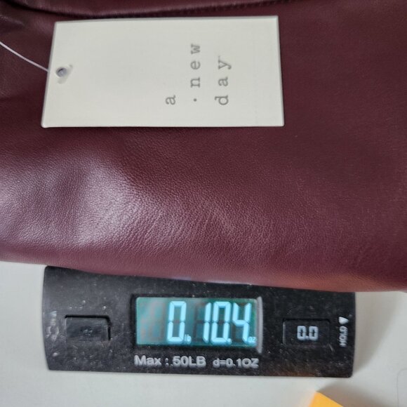 A New Day Purple Faux Leather Skinny Pants Leggings Size Large NWT - Picture 10 of 10